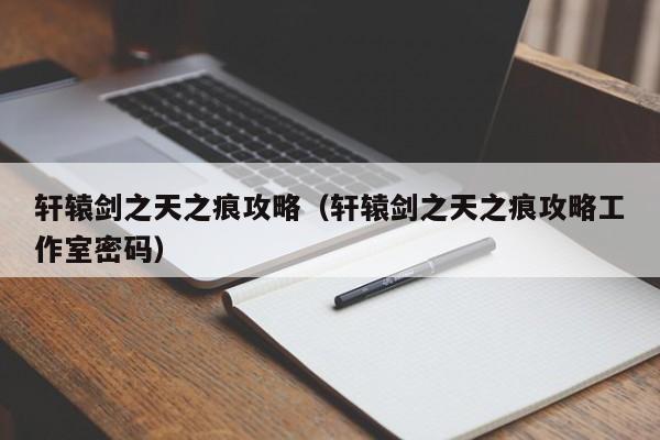 轩辕剑之天之痕攻略（轩辕剑之天之痕攻略工作室密码）