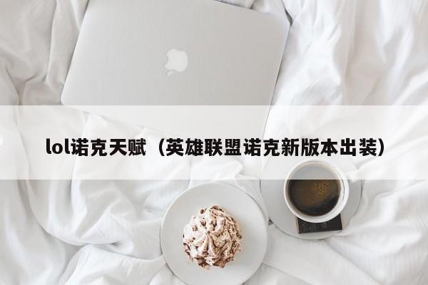 lol诺克天赋（英雄联盟诺克新版本出装）