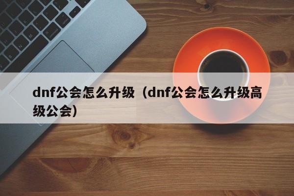 dnf公会怎么升级（dnf公会怎么升级高级公会）