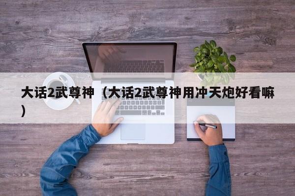 大话2武尊神（大话2武尊神用冲天炮好看嘛）