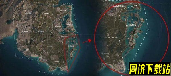 极品飞车集结卡门群岛区域介绍 地图详解