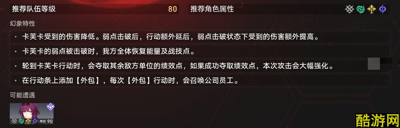 崩坏星穹铁道虚境味探绝望模式卡芙卡阵容推荐攻略