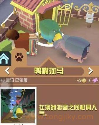 疯狂动物园鸭嘴兽河马怎么捉